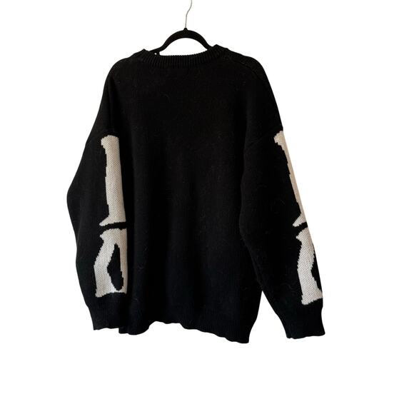 Aelfric Eden Black and white Skeleton Crew neck Sweater - Picture 5 of 5